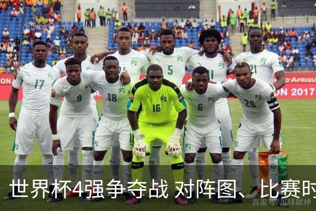 世界杯4强争夺战 对阵图、比赛时间、看点一览